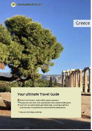 example page 0 from our offline Travel Guide for Greece