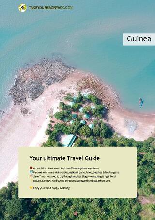 example page 0 from our offline Travel Guide for Guinea
