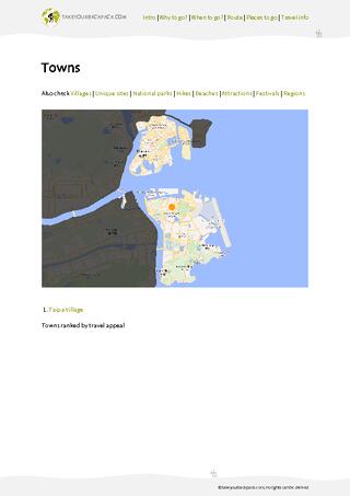 example page 3 from our offline Travel Guide for Macau