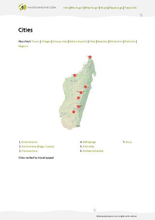 example page 3 from our offline Travel Guide for Madagascar
