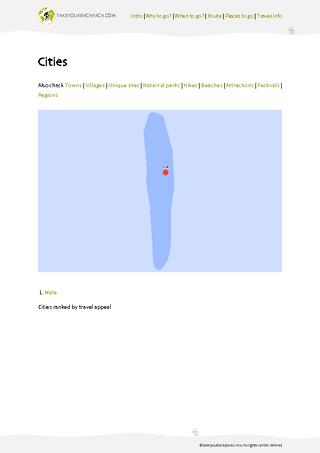 example page 3 from our offline Travel Guide for Maldives