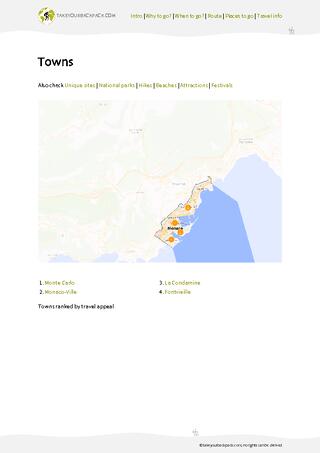 example page 3 from our offline Travel Guide for Monaco