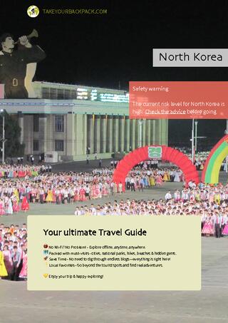 example page 0 from our offline Travel Guide for North Korea