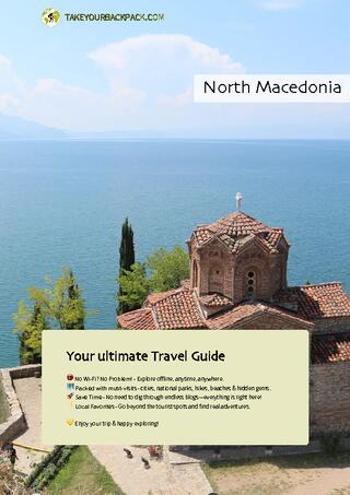 example page 0 from our offline Travel Guide for North Macedonia