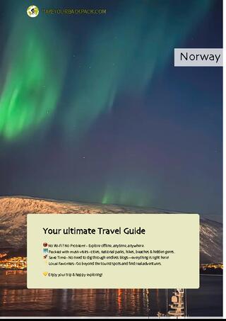 example page 0 from our offline Travel Guide for Norway