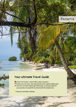 example page 0 from our offline Travel Guide for Panama
