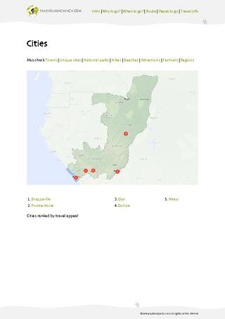 example page 3 from our offline Travel Guide for Republic of the Congo