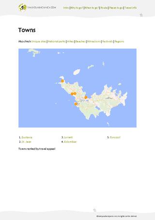 example page 3 from our offline Travel Guide for Saint Barthélemy