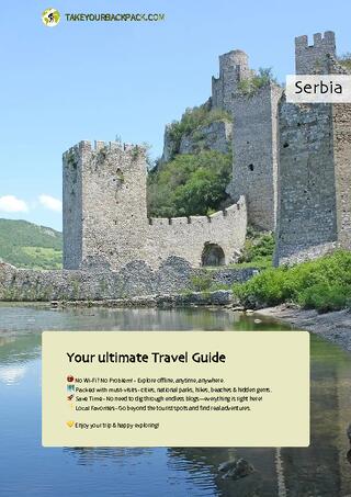 example page 0 from our offline Travel Guide for Serbia