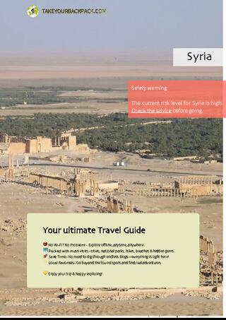 example page 0 from our offline Travel Guide for Syria
