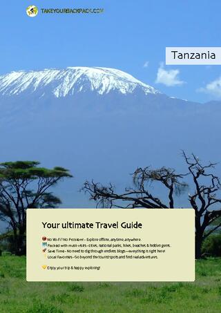 example page 0 from our offline Travel Guide for Tanzania