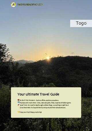 example page 0 from our offline Travel Guide for Togo