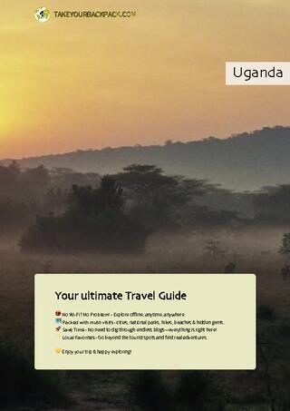 example page 0 from our offline Travel Guide for Uganda