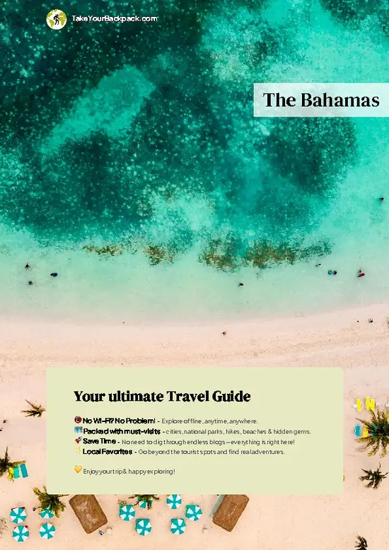 example page 0 from our offline Travel Guide for Bahamas