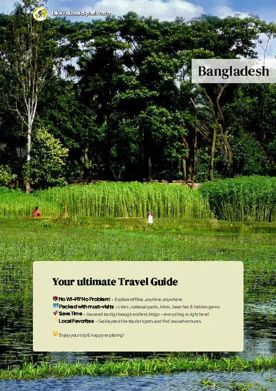 example page 0 from our offline Travel Guide for Bangladesh