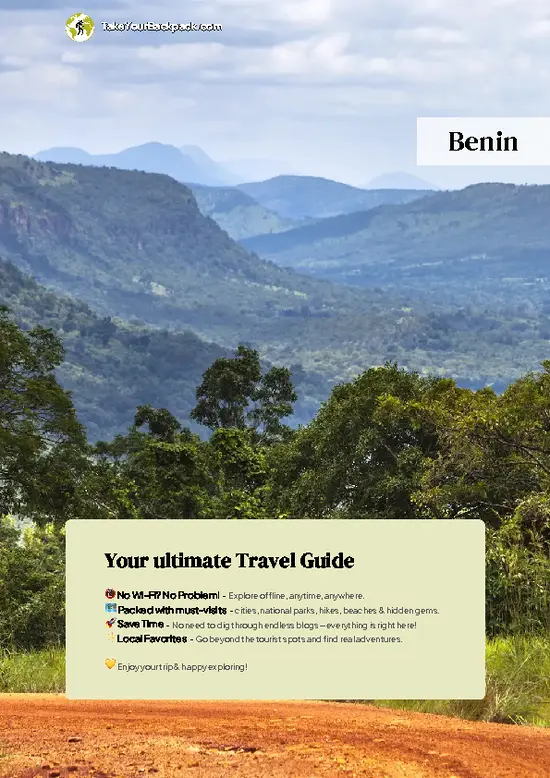 example page 0 from our offline Travel Guide for Benin