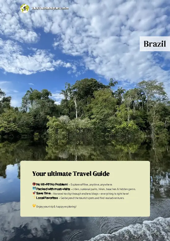 example page 0 from our offline Travel Guide for Brazil