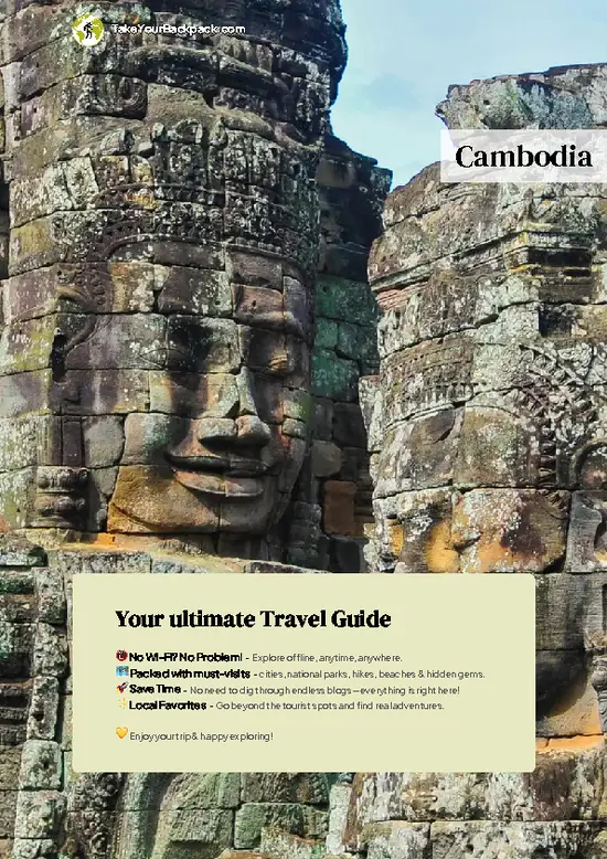 example page 0 from our offline Travel Guide for Cambodia
