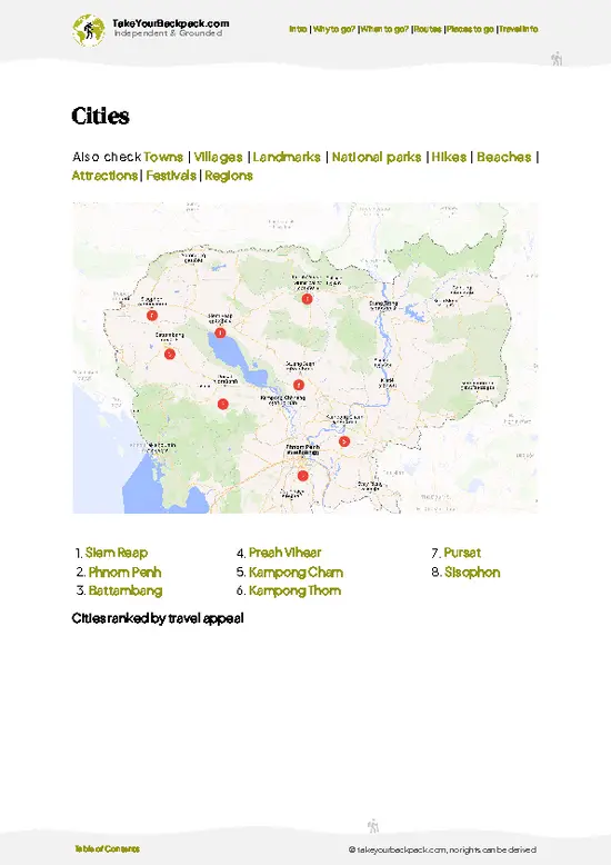 example page 6 from our offline Travel Guide for Cambodia