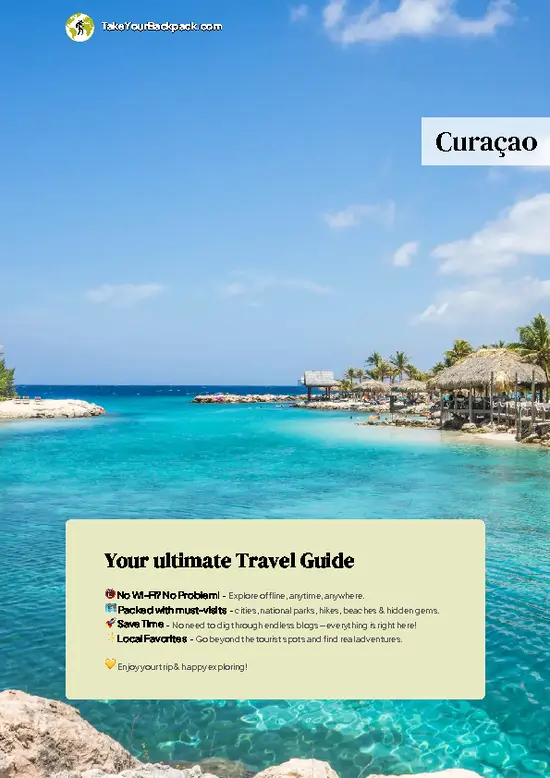example page 0 from our offline Travel Guide for Curaçao