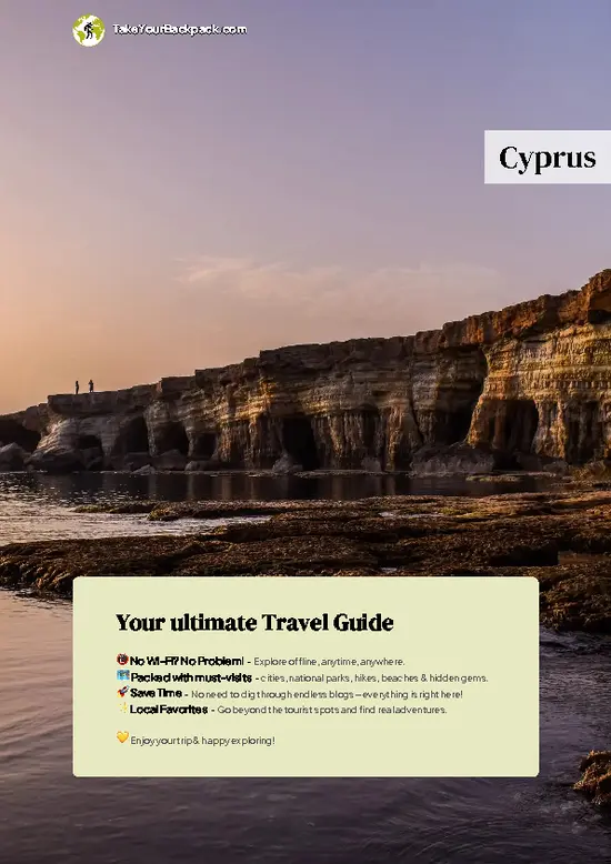 example page 0 from our offline Travel Guide for Cyprus