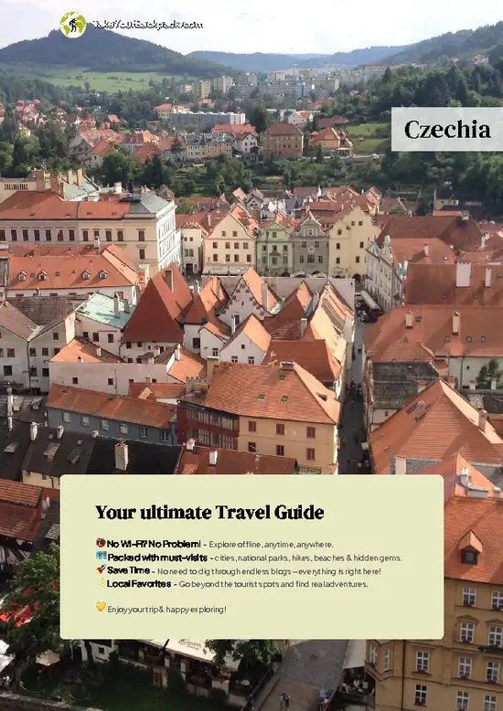 example page 0 from our offline Travel Guide for Czechia