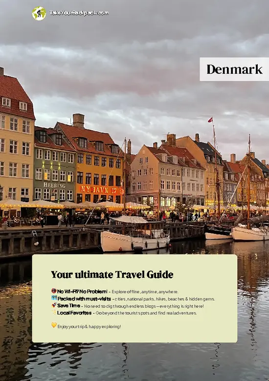 example page 0 from our offline Travel Guide for Denmark