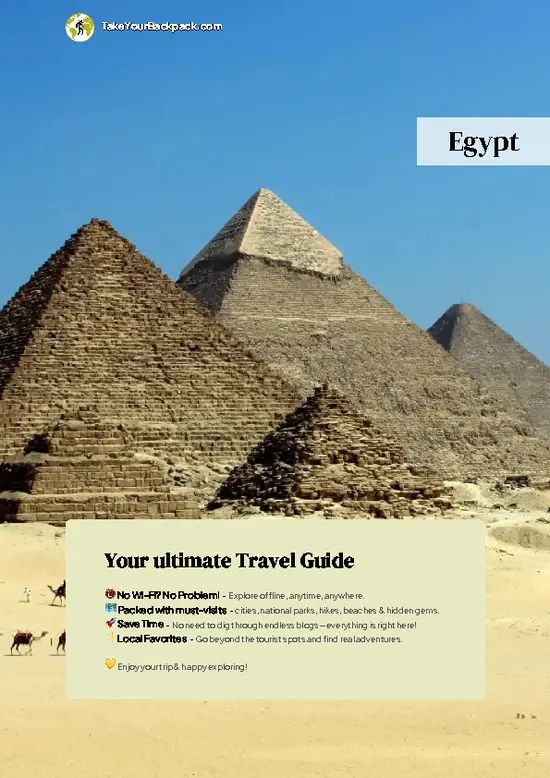example page 0 from our offline Travel Guide for Egypt