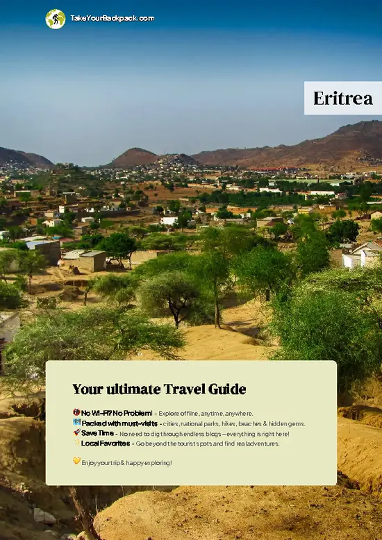 example page 0 from our offline Travel Guide for Eritrea