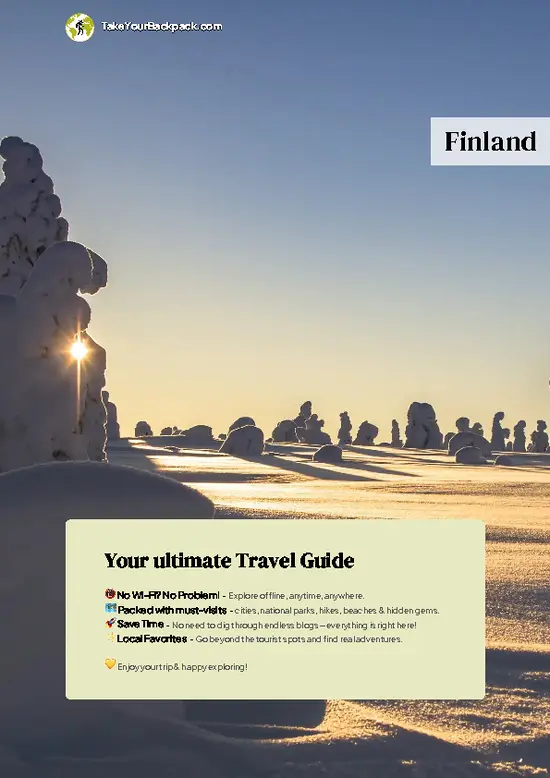 example page 0 from our offline Travel Guide for Finland