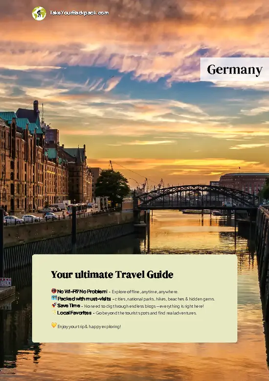 example page 0 from our offline Travel Guide for Germany