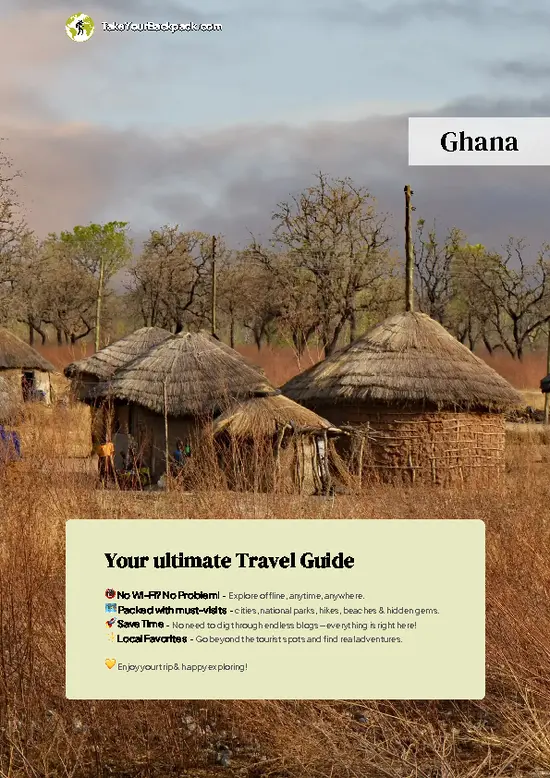 example page 0 from our offline Travel Guide for Ghana