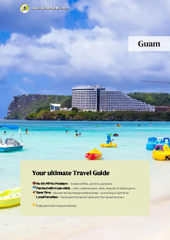 example page 0 from our offline Travel Guide for Guam