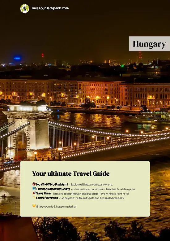 example page 0 from our offline Travel Guide for Hungary