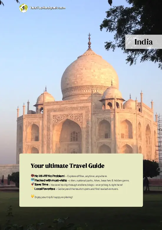 example page 0 from our offline Travel Guide for India