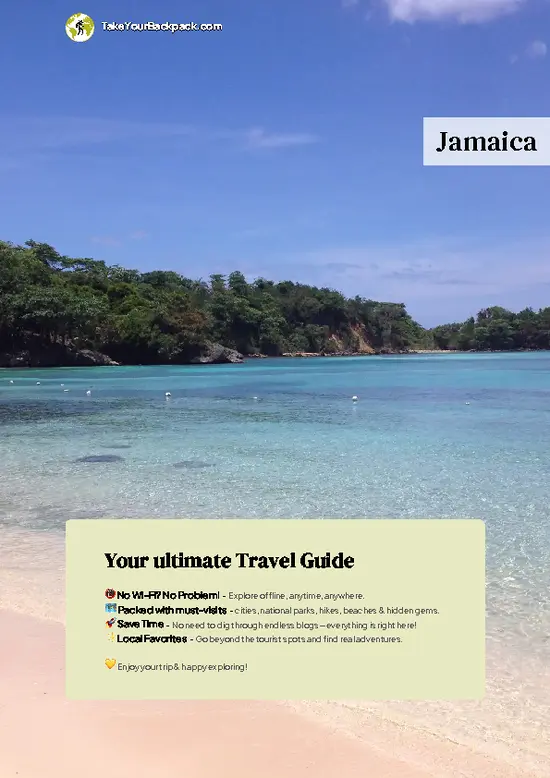 example page 0 from our offline Travel Guide for Jamaica