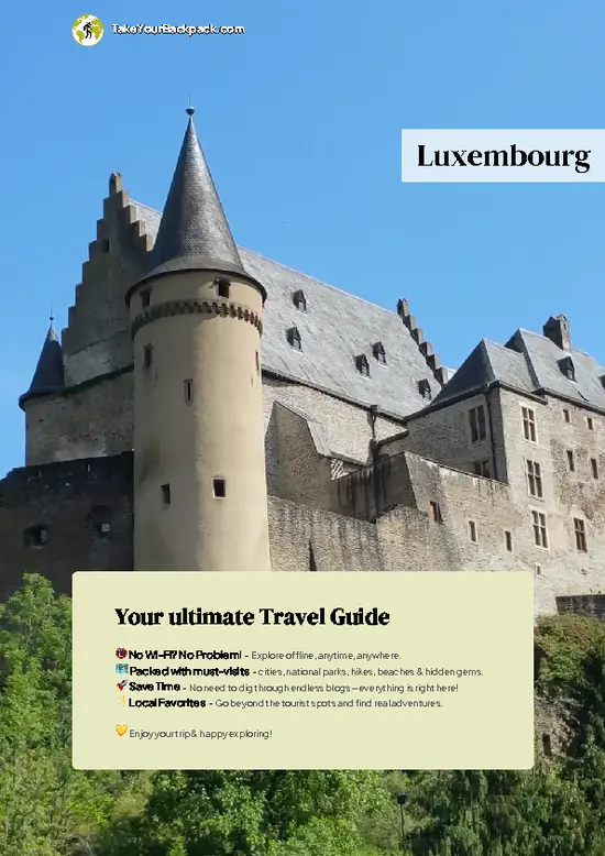 example page 0 from our offline Travel Guide for Luxembourg