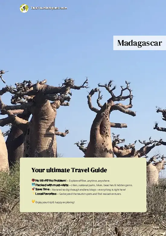 example page 0 from our offline Travel Guide for Madagascar