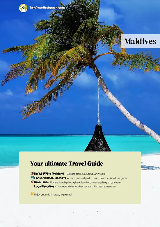 example page 0 from our offline Travel Guide for Maldives