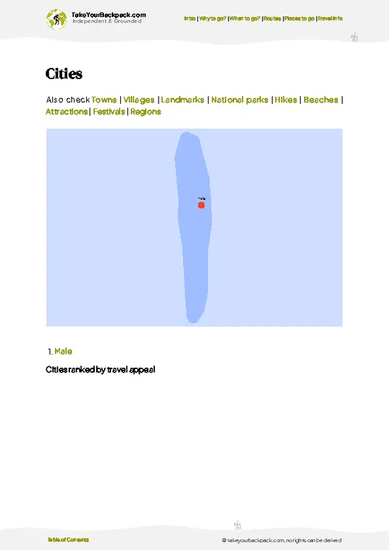 example page 6 from our offline Travel Guide for Maldives