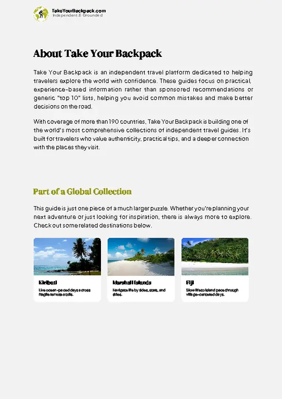 example page 1 from our offline Travel Guide for Nauru