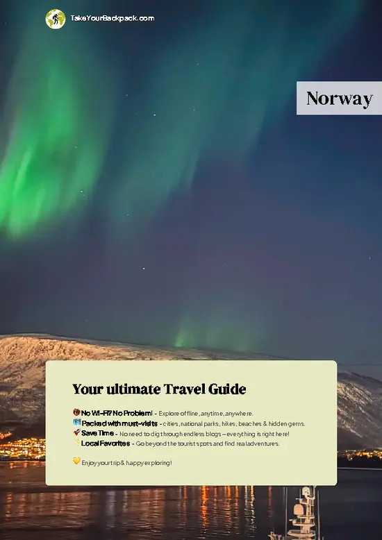 example page 0 from our offline Travel Guide for Norway