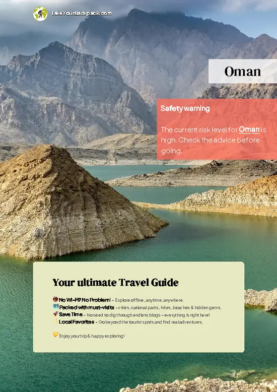example page 0 from our offline Travel Guide for Oman