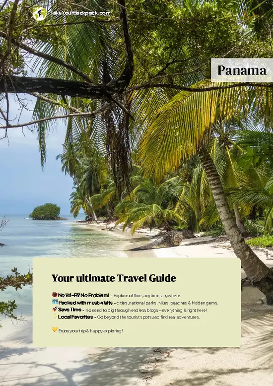 example page 0 from our offline Travel Guide for Panama