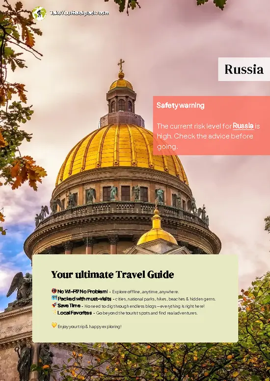 example page 0 from our offline Travel Guide for Russia