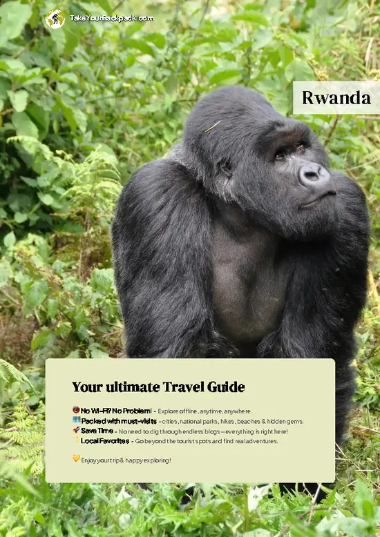 example page 0 from our offline Travel Guide for Rwanda