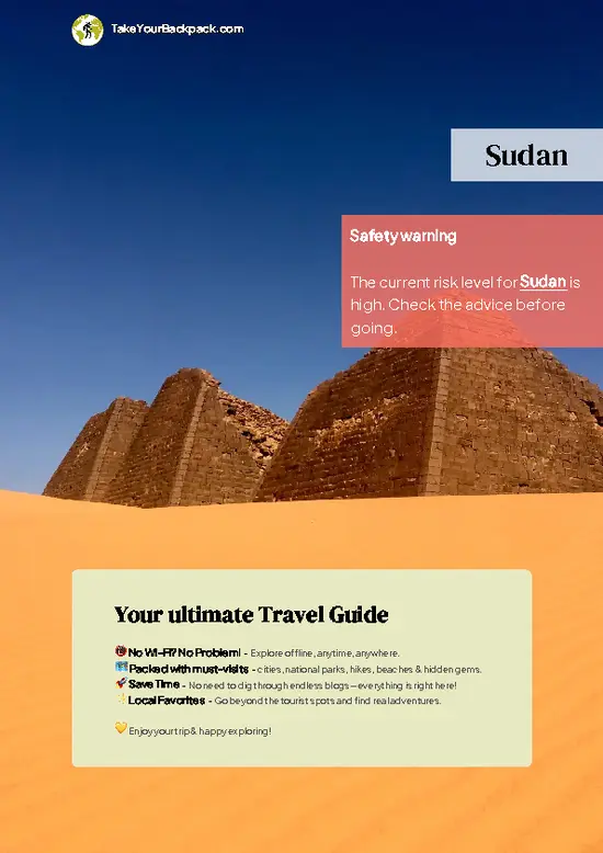 example page 0 from our offline Travel Guide for Sudan