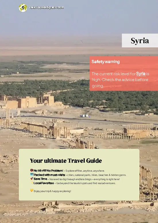 example page 0 from our offline Travel Guide for Syria