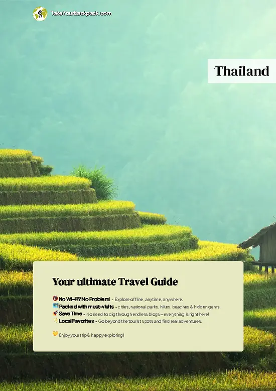 example page 0 from our offline Travel Guide for Thailand