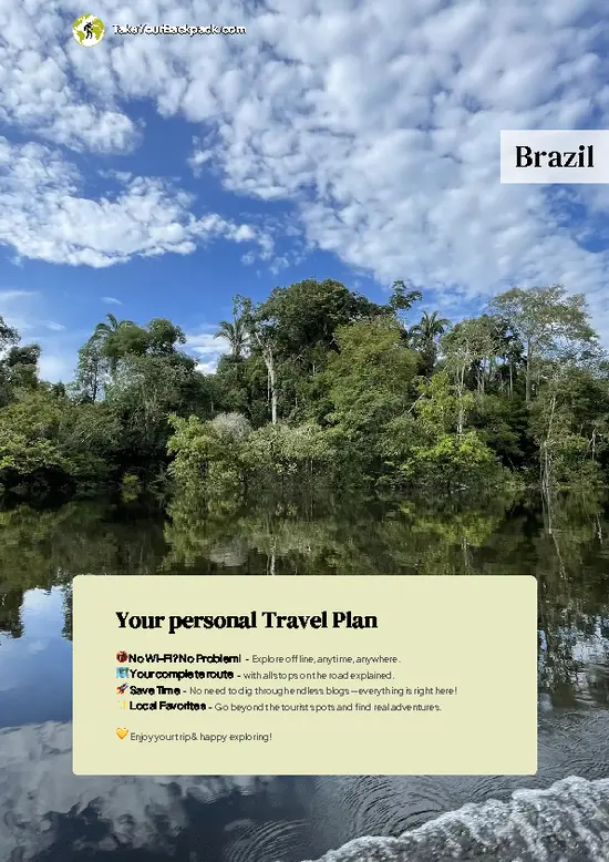 example page 0 from our offline Travel Guide for Brazil